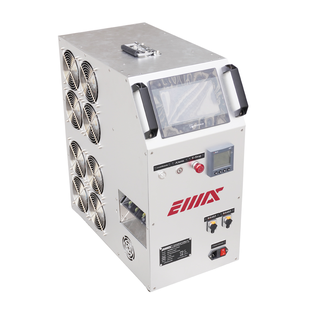 Banco de carga portátil de 100 kW para pruebas de sistemas de energía 