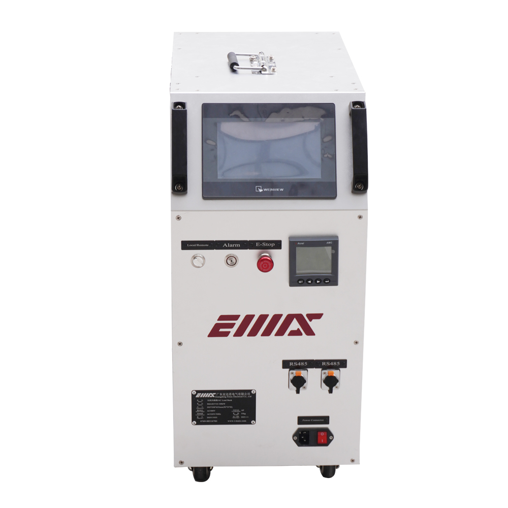 Banco de carga portátil de 100 kW para pruebas de sistemas de energía 