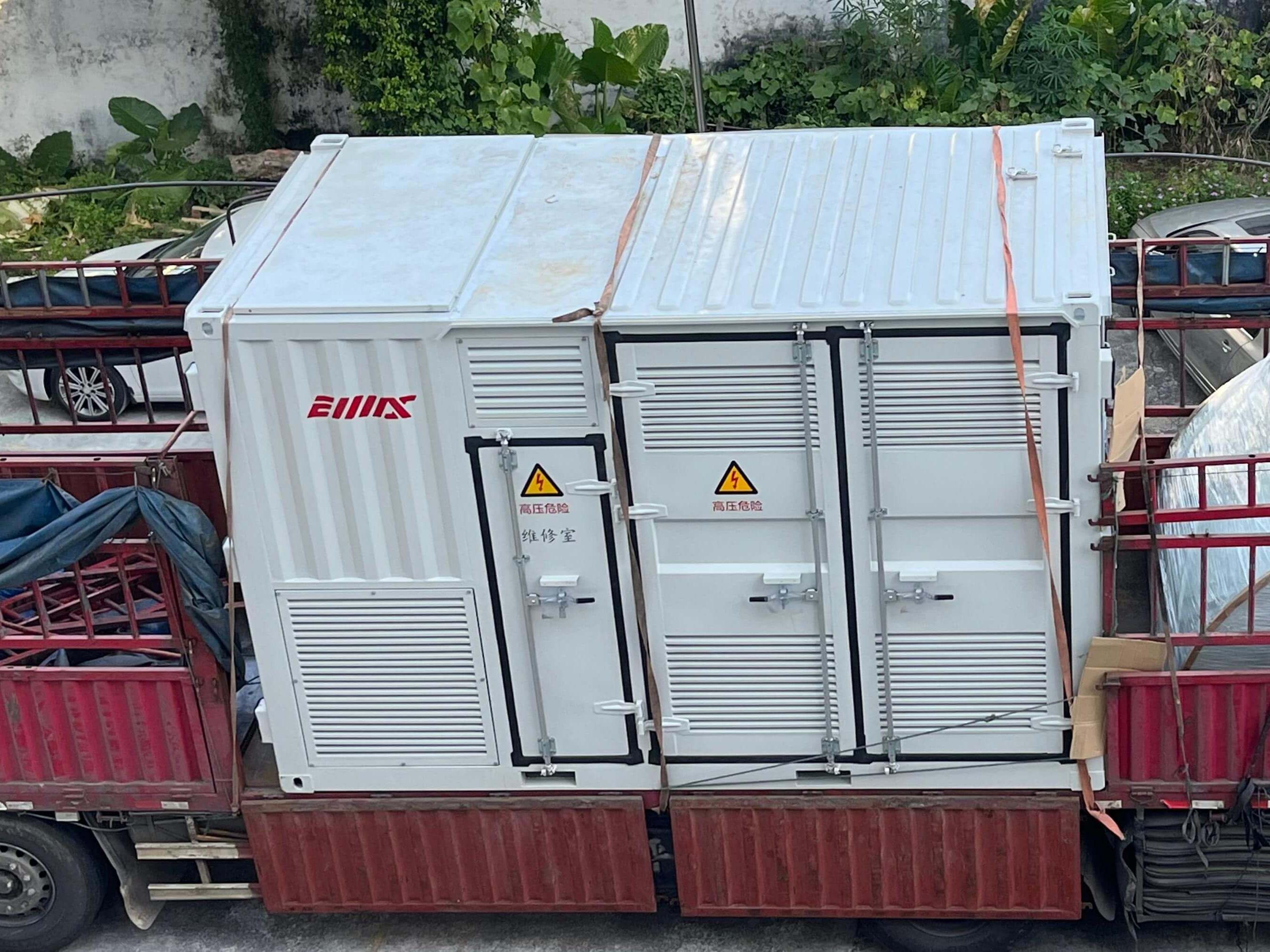 bancos de carga de contenedores