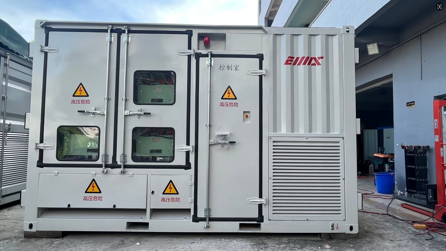 banco de carga de contenedores