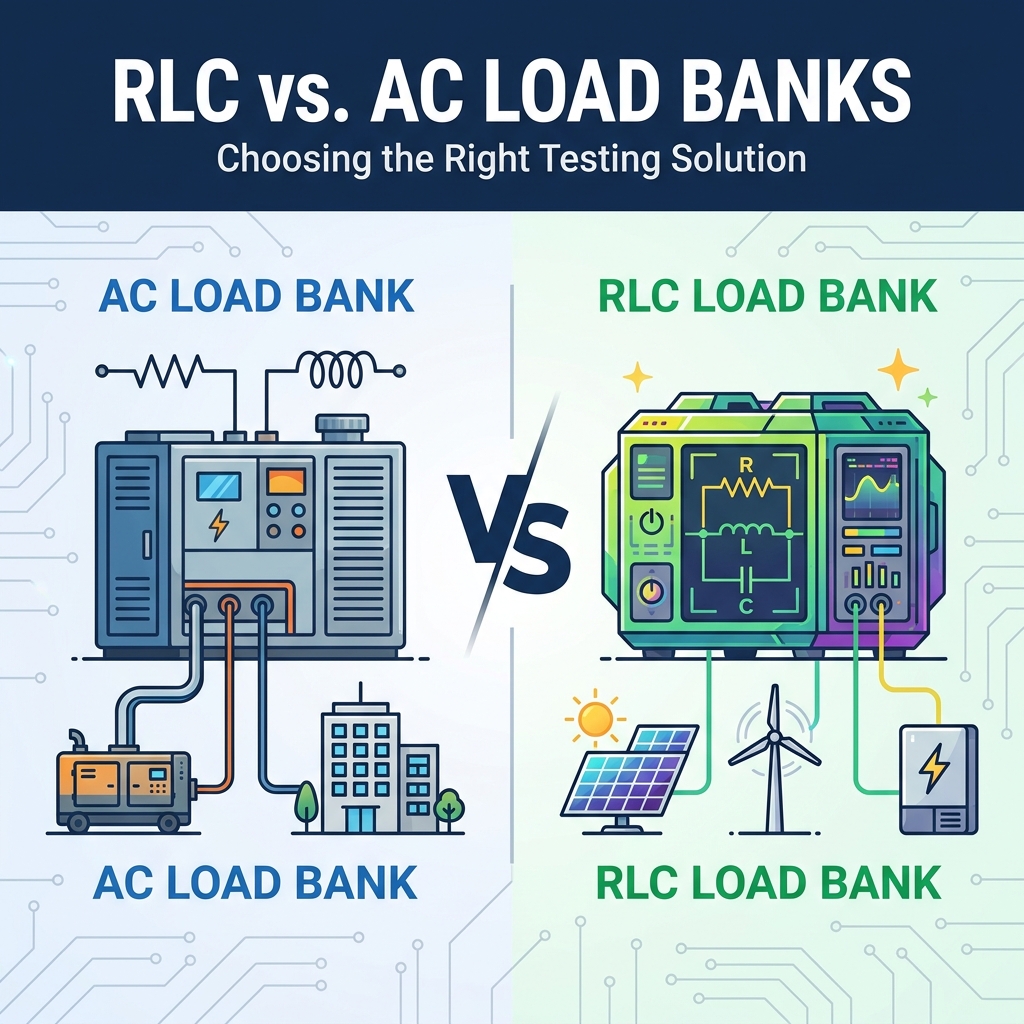 Banco de carga RLC versus banco de carga AC: ¿Cuál debería elegir?
